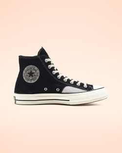 Converse Twisted Prep Chuck 70 Férfi Magasszárú Fekete | JOPAXYR-HU